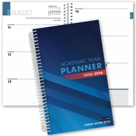 Elan Publishing Company Dated Student Planner for High School of College: Dated August 2025 - July 2026 (Blue)