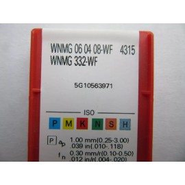 Sandvik (10) Sandvik WNMG 06 04 08-WF 4315 Carbide Inserts WNMG 332-WF 4315 NEW!! Sealed