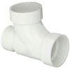Spears P401 Series PVC DWV Pipe Fitting, Reducing Sanitary Tee,