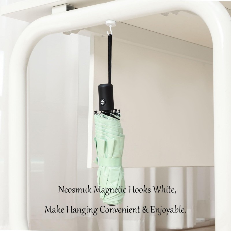 Neosmuk Magnetic Hooks,Heavy Duty Earth Magnets with Hook for Refrigerator,