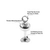 Safyy Stainless Steel Ceiling Mounting Brackets - 2 Pack Heavy