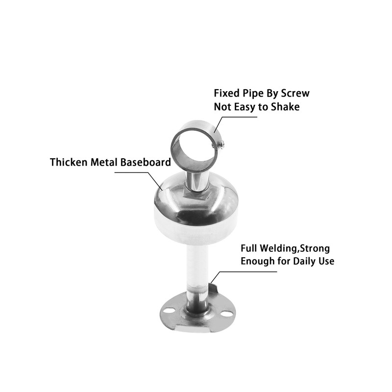 Safyy Stainless Steel Ceiling Mounting Brackets - 2 Pack Heavy