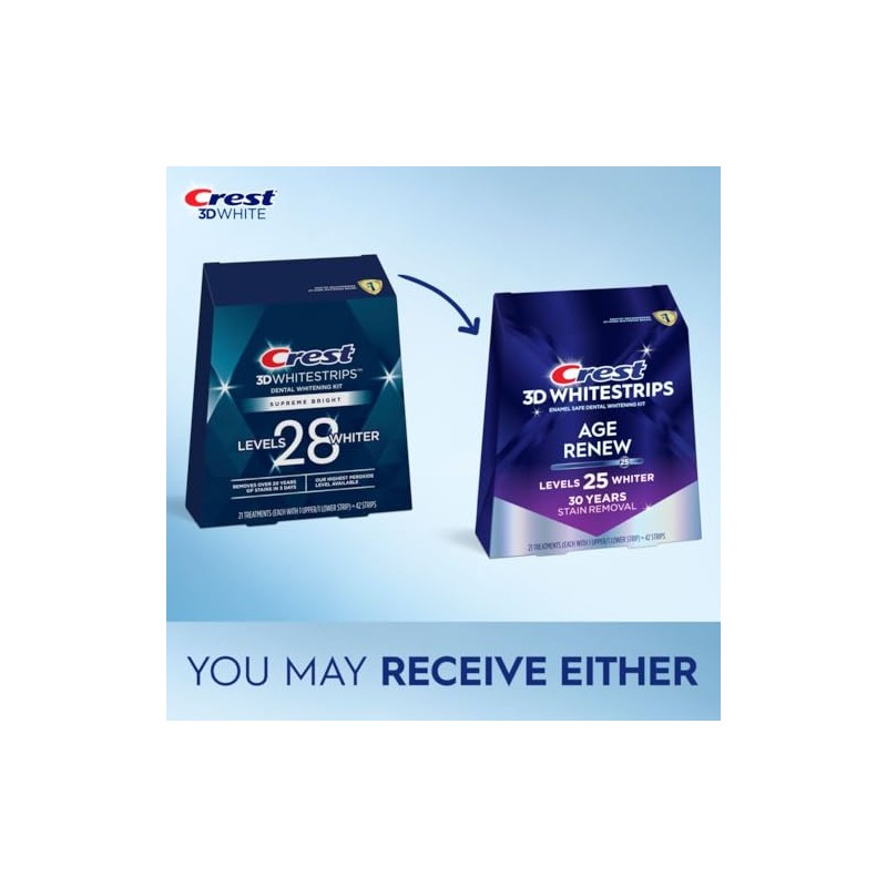 Crest 3D White Whitestrips Supreme Flexfit Teeth Whitening Kit