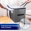 TAILI Extra Large Moving Bags, 4 Pack Silver Heavy Duty
