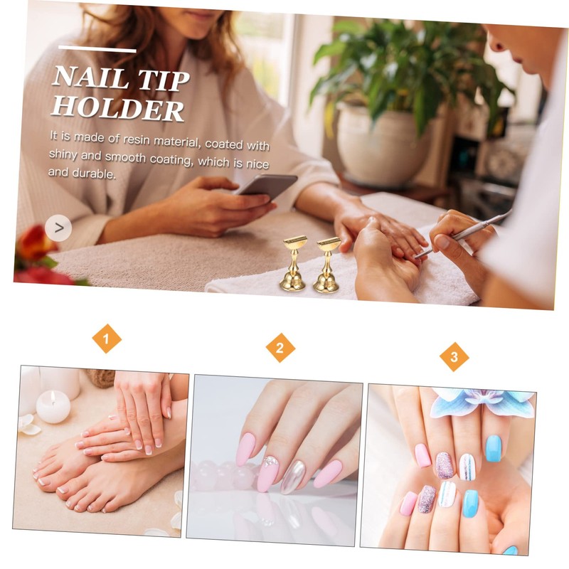 Ipetboom Nail Practice Base Set 1 Base 5 Nail Tip