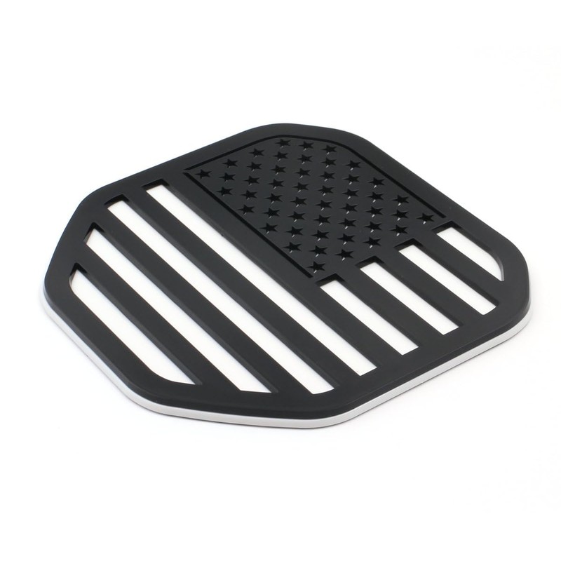 American Flag Rear Tailgate Emblem Badge Compatible with 2019-2025 Dodge