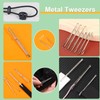 10 Pieces Drawstring Threader Tool Set Long Metal Drawstring Threaders