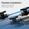 EterMutable 6Packs 6mm OD Push to Connect Fittings Quick Connect