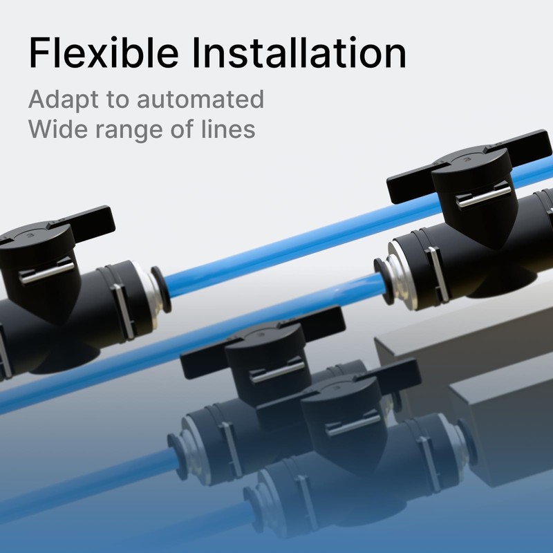 EterMutable 6Packs 6mm OD Push to Connect Fittings Quick Connect