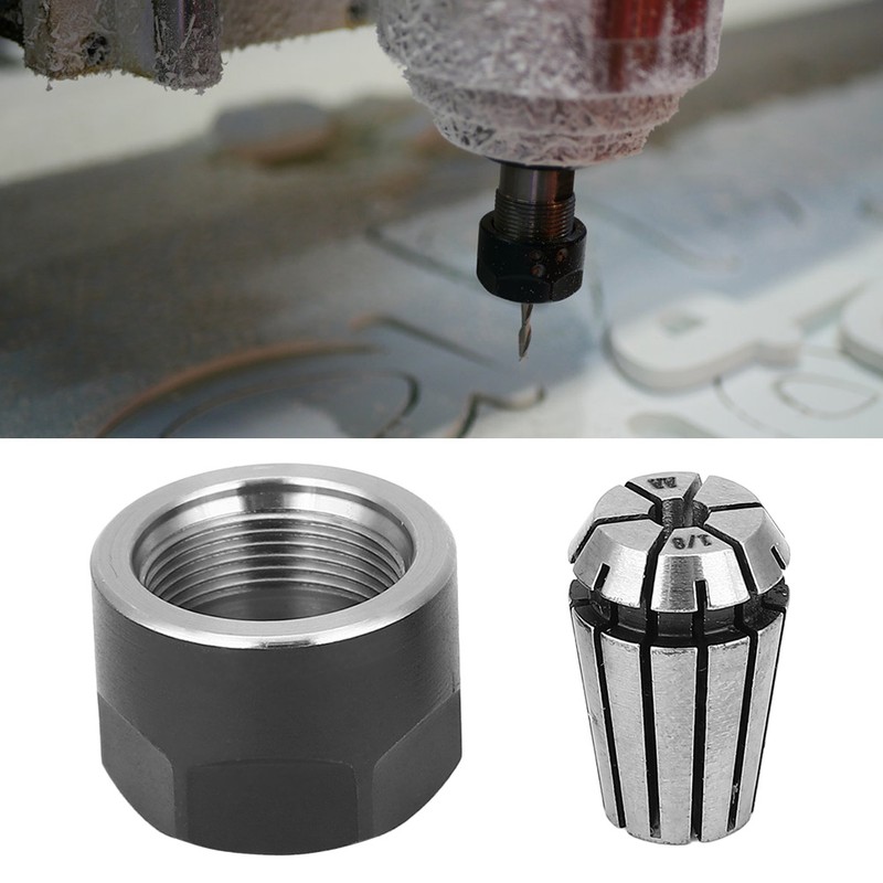 ER11 Chuck Collets Clamping Nuts Lathe Parts for CNC Milling