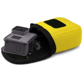 MegaGear MG1852 Ultra Light Neoprene Camera Case compatible with GoPro Hero9, Hero8, DJI Osmo Action, Sony RX0 II, GoPro Hero 7, Sony RX0 1.0 - Yellow