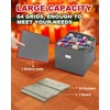 ArkCamp Christmas Ornament Storage Box with Dividers, 4-Tier Design with