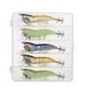 Lixada 5pcs 12cm/21g Noctilucent Fishing Shrimp Lure Prawn Squid Bait
