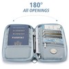SEPWIK Travel Passport Wallet RFID Family Passport Holder with Hand