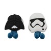 Star Movie Stormtrooper Head 2 pcs Set Toothbrush Holders with