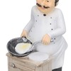 Chef Cooking Figurine Small Stereoscopic Art Ornament Resin Decoration Statue