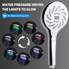 JINYOMFLY LED Shower Head with LED Lighting with 7 Colours
