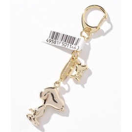 [牛久保工芸社] キーホルダー スヌーピー キャストキーホルダー SN-047 ゴールド 10cm