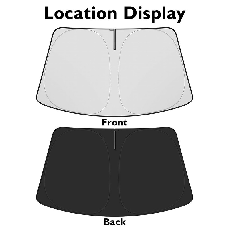 BIBLOZ Windshield Sun Shade for Toyota RAV4 2019-2023 2024 2025