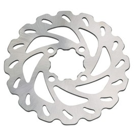 Tusk Stainless Steel Typhoon Brake Rotor, Rear For Honda TRX 250R FOURTRAX 1986-1989