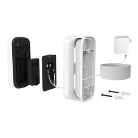 Chamberlain Group myQ Smart Garage Door Video Keypad Wired Power Adapter Kit-Works with Chamberlain, LiftMaster and Craftsman openers, White