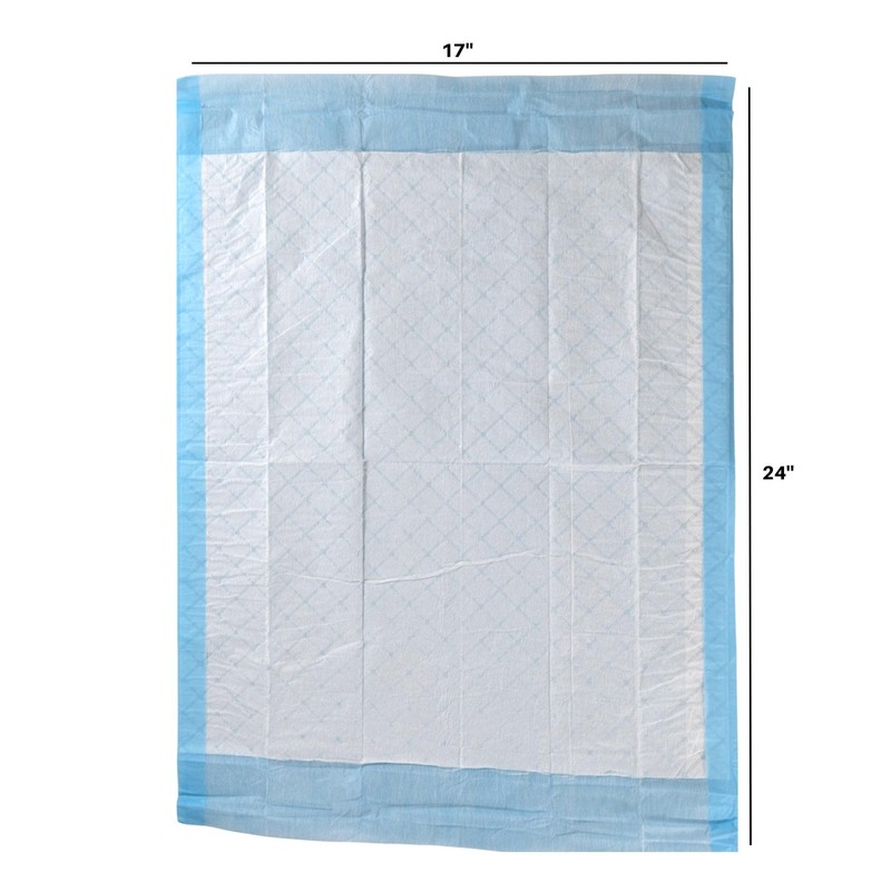 Vakly Disposable Underpads 17 x 24 in (25 Pack) –