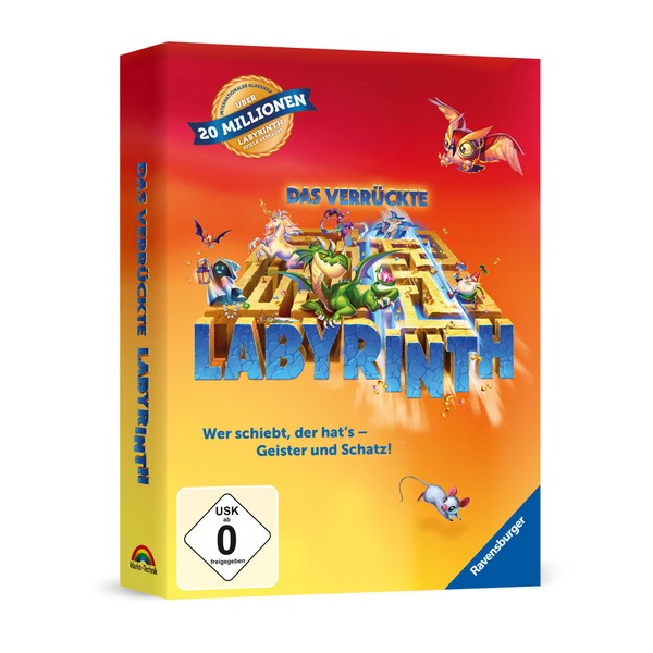 Das verrückte Labyrinth - Familien Spieleklassiker für 1 - 4