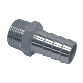Stainless Steel A4 Hose Connection with External Thread 3/4 Inch / 19 mm