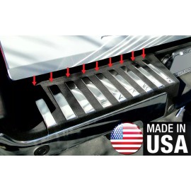 TYGER For 2017-2020 Ford F-250 F-350 Super Duty Rear Bumper Trim Inserts 18 PC