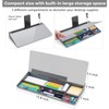 Varhomax Glass Desk Whiteboard with Storage, Desktop Organizer to-do List