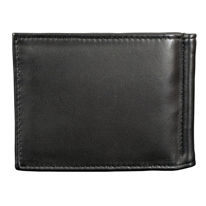 Rico St Louis Blues Embossed Black Leather Money Clip Wallet