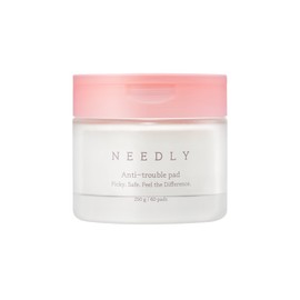 NEEDLY Anti-Trouble Pad | Exfoliating & Sebum Improvement with Quadruple Exfoliating Complex | For Acne Prone Skin