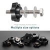 BOUMVID Star Grip Nut M12 Pack of 6, Wing Nut