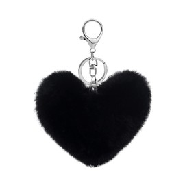 Cityelf Cute Faux Rabbit Fur Ball Pom Pom Keychain Car Key Ring Handbag Tote Bag Pendant Purse Charm