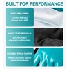 JDL Heavy-Duty Nitrile Chemical Gloves with Nylon Lining, Black Sandy