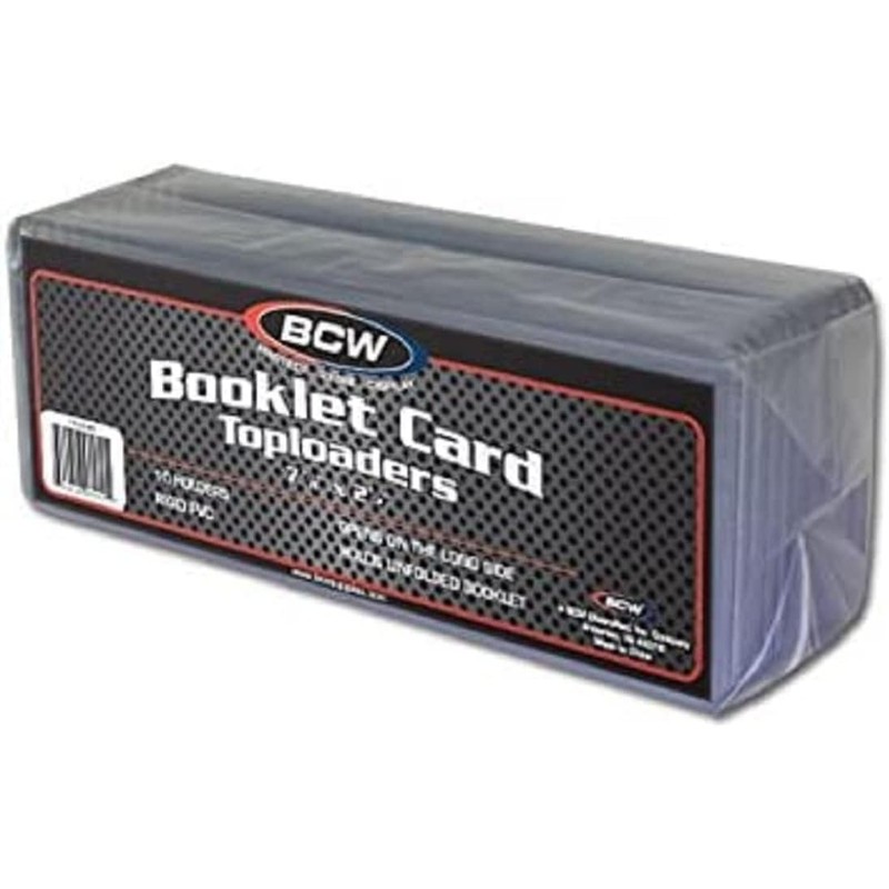 BCW Supplies Booklet Card Topload (10 Count Pack)