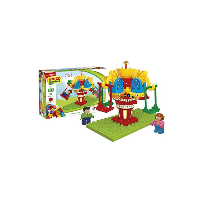 Unico Plus UNICOPLUS – Carousel 2 in 1, Multi-Colour, 8623