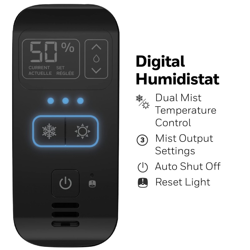 Honeywell Dual Comfort Cool + Warm Mist Humidifier with Fusion
