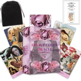 Kancharo Oracle Cards, 46 Cards, Tarot Divine Codes Oracle (Violet Version), Japanese Oracle Card Basic Instruction Manual & Pouch Included