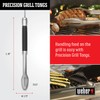 Weber Precision Grill Tongs, 18 inch, Stainless Steel