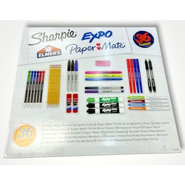 Paper Mate Sharpie Expo Paper Mate Elmer's Back to School Supply 36Pcs pen marker pencils