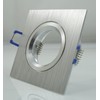 Recessed Spotlight Square Bi-Colour Aluminium Recessed Lights Under-Unit Lights Aluminium