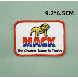 Mack Trucks Bulldog Patch Truck Trucking Iron-On Sew-On Embroidered New!