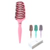 Roxlmed Detangler Hairbrush for Curly Hair Vented Bristle Scalp Massager