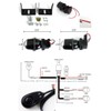 Spec-D Tuning H3 Projector Fog Lights Pair Clear Glass Lens
