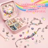 Charm Bracelet Making Kit, 66 Pcs DIY Beaded Jewelry Making