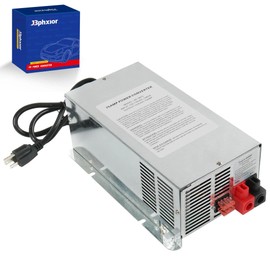 WF-9875 75 Amp Deck Mount RV Power Converter Fit for RV Trailer Camper Car Boat WF-9800 Series Power WF-9875-MBA WF9875-AD WF-9875-LIS,Used for Both Lead-Acid and Lithium Batteries
