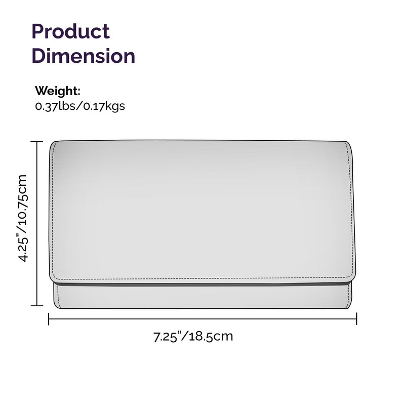 Anuschka Women’s Original Hand-Painted Genuine Leather RFID Blocking Three Fold