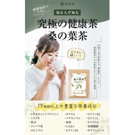 Kihoya Selected Mulberry Leaf Tea, 0.1 oz (3 g) x 22 Packets, Made in Japan, No Pesticides, No Chemical Fertilizers, Tea Bag, Cold Brewing, Caffeinated