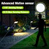 BRIMMEL Solar motion Pathway Lights Outdoor, 2 Pack Solar Powered